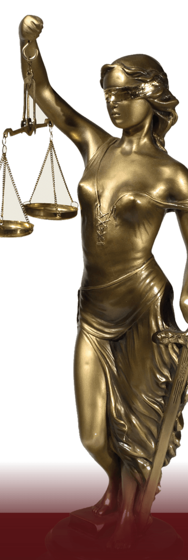 Lady Justice — scales of justice statue